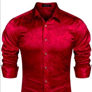 [COOFANDY] Men’s Button Down Printed Ling Sleeve Shirt